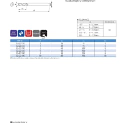 ENDMILL SERIES FOR GENERAL 25