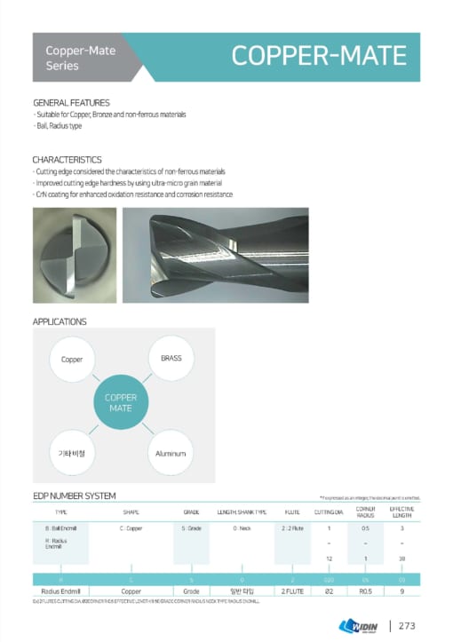 ENDMILL SERIES FOR NON-FEEOUS METAL 4