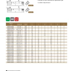 TAP SERIES FOR STANDARD TAP 80