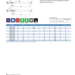 ENDMILL SERIES FOR MOLD & DIE 74