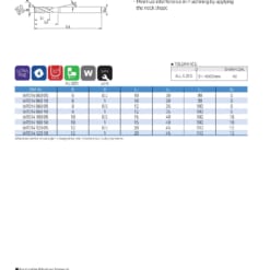 ENDMILL SERIES FOR MOLD & DIE 103