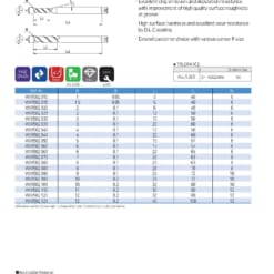 ENDMILL SERIES FOR HIGH HARDNESS 23